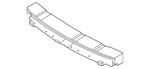 Genuine Nissan Frontier Bumper Upper Energy Absorber 62090-9BU1A. Fixed Price $97.91.