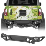 Offroad Steel Rear Back Bumper W/ Led Lights & D-rings Fit 2021-2025 Ford Bronco. Fixed Price $259.69.