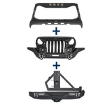 Hooke Road Front/rear Bumper Windshield Frame Guard For Jeep Wrangler Jk 07-18. Fixed Price $499.99.