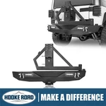 Hooke Road Steel Rear Bumper For 2007-2018 Jeep Wrangler Jk W/spare Tire Carrier. Fixed Price $499.11.