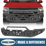 Hooke Road Front Bumper W/winch Plate & Led Light Fit 07-13 Chevy Silverado 1500. Fixed Price $459.87.