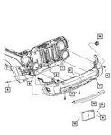 Genuine Mopar 2005-2006 Jeep Liberty Front Bumper Fascia Assembly 5JG89BDLAC. Fixed Price $458.45.