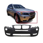 Front Bumper Cover For 2011-2014 Bmw X3 W/ Fog Light Holes Xdrive. Fixed Price $151.09.