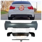 Bmw E90 Mtech Style Rear Bumper Dual For All 2007-2012 4 Door Sedan 335I. Fixed Price $877.00.