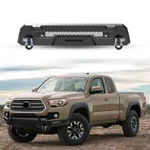 Black Steel Front Bumper For 2016-2023 Toyota Tacoma W/2*D-RING +winch Pate. Fixed Price $246.99.
