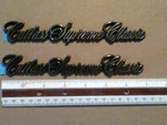 Pair Nos 1988 Olds Cutlass Supreme Classic Qtr Panel Nameplates Gm 20737357. Fixed Price $129.99.
