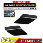For Vw Golf MK6 Gti 2009-2013 2PCS Front Headlight Washer Jet Spray Cover Cap. Fixed Price $68.39.