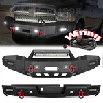 Aaiwa For 2006-2009 Dodge Ram 2500 3500 Front Rear Bumper W/winch Plate + Wire. Fixed Price $737.98.