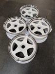 19" Porsche 911 997 19X8.5 19X11 Center Lock Ruf Style Star Wheels By Augment. Fixed Price $5000.00.