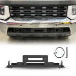 Black Winch Mount Plate For 2020-2023 Chevy Silverado 2500/3500/2500 HD/3500. Fixed Price $196.99.
