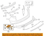 Ford Oem 15-18 Edge Rear Bumper Components-trim Bezel FT4Z17F827B. Fixed Price $202.16.