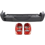 Rear Bumper Cover And Tail Light Kit For 2005-2007 Jeep Liberty Textured 3 Pcs. Fixed Price $305.91.