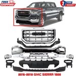 Front Bumper Assembly Kit & Grille With Foglights For 2016-2018 Gmc Sierra 1500. Fixed Price $1014.38.