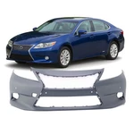 Bumper Cover For 2013-2015 Lexus ES300 ES350 Park Aid Fog Light Holes Front. Fixed Price $178.03.