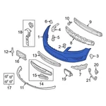 Ford Taurus 2013-2019 DG1Z17D957HAPTM Front Bumper Cover. Fixed Price $493.40.