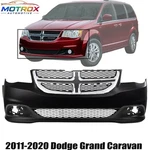 Front Bumper Cover Primed & Grille Kit For 2011-2020 Dodge Grand Caravan. Fixed Price $318.00.