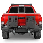 Textured Steel Rear Bumper W/swing Out Tire Carrier For 2016-2023 Toyota Tacoma. Fixed Price $699.61.