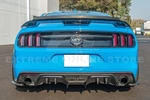 Rtr Style Matte Black Rear Bumper Diffuser Splitter Apron 15-17 Ford Mustang. Fixed Price $79.98.