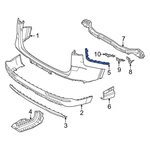 For Kia Carnival 2022-2024 86652R0000 Rear Right Upper Bumper Cover Bracket. Fixed Price $44.71.