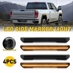 4X Auxito Smoke Amber Led Side Marker Lamp For 20-23 Gmc Sierra 2500HD 3500HD. Fixed Price $53.19.