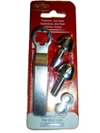 Cruiser Accessories 80733 License Plate Frame Fasteners, Anti-theft. Fixed Price $17.65.