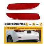 2PCS Rear Bumper Reflector Set Red Lens Lh Rh For Mazda Gj 2014 2015 2016 2017. Fixed Price $13.29.