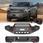 Aaiwa For 2022-2024 Toyota Tundra Front Rear Bumper W/winch Plate & Led Lights. Fixed Price $469.98.