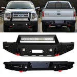 Vijay 2009-2014 Ford F150 Steel Front/rear Bumper W/winch Plate&led Lights. Fixed Price $449.99.