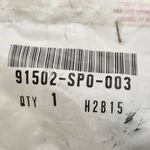 Honda Genuine Oem Parts Bumper Cover Clip 91502-SP0-003 Acura. Fixed Price $6.99.