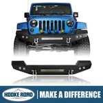 Hooke Road Front Bumper Bar W/d-rings & Led Light For 07-18 Jeep Wrangler Jk. Fixed Price $349.99.