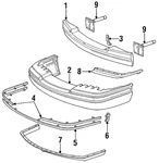 Genuine Ford Stone Deflector FOVY-17779-A. Fixed Price $58.32.
