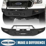 Hooke Road Front Bumper Bar W/ Winch Plate & Led Light Fit 2019-2023 Ford Ranger. Fixed Price $399.24.