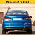 Auxito For Hyundai Elantra 2017-2018 2PCS Rear Lh+rh Bumper Reflector Fog Light. Fixed Price $16.09.