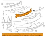 Gm Oem 15-19 Ats Rear Bumper Components-absorber 20915872. Fixed Price $297.07.