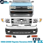 Front Grille & Bumper Chrome Kit + Headlights For 1998-2000 Toyota Tacoma 2WD. Fixed Price $589.95.