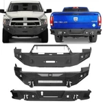 Hooke Road Steel Front Rear Bumper Bar Assembly For Dodge Ram 1500 2009-2012. Fixed Price $887.09.
