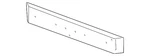 Genuine Gm Front Bumper Impact Bar 19120412. Fixed Price $408.92.