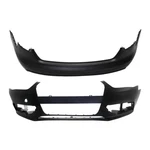 For Audi A4 2013-2016 Bumper Covers Front And Rear Primed Pair AU1100206. Fixed Price $645.75.