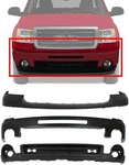 Bumper Cover Kit For 2007-2013 Gmc Sierra 1500 Front Upper And Valance. Fixed Price $640.34.