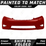 New Painted *3Q3 Red* Front Bumper Cover Replacement For 2011-2017 Toyota Sienna. Fixed Price $420.99.