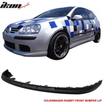 Fits 06-09 Vw Golf MK5 Rabbit V-style Front Bumper Lip Spoiler Unpainted Pu. Fixed Price $107.99.