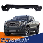 Front Bumper Face Bar For 2019-2022 Gmc Sierra 1500 W/sensor Holes Primed Steel. Fixed Price $312.99.