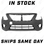 Brand New Primered Front Bumper Cover For 2015-2019 Nissan Versa Sedan 4-DOOR. Fixed Price $134.39.