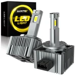 2PC Auxito Led D3S D3R Headlight Bulbs 114W 6500K Super White Conversion Kit. Fixed Price $52.99.