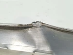 1991 1997 Toyota Landcruiser Oem Rear Bumper Silver Center Piece Only Damage. Fixed Price $460.00.