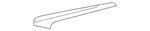 Genuine Mitsubishi Upper Molding 6407A378. Fixed Price $226.35.