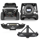 Stubby Front Bumper Or Rear W/tire Carrier Fit 07-18 Wrangler Jeep Jk 4WD. Fixed Price $309.75.