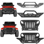 Off-road Front Bumper W/ Winch Plate For 2018-2026 Jeep Wrangler Jl Gladiator Jt. Fixed Price $669.23.