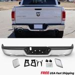 Chrome Rear Dual Exhaust Step Bumper W/o Sensor For 2009-2018 Dodge Ram 1500. Fixed Price $164.49.