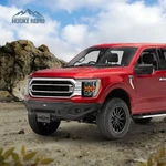 Fit 2021-2023 Ford F-150 Full Width Off-road Front Bumper Textured Steel W/light. Fixed Price $409.65.